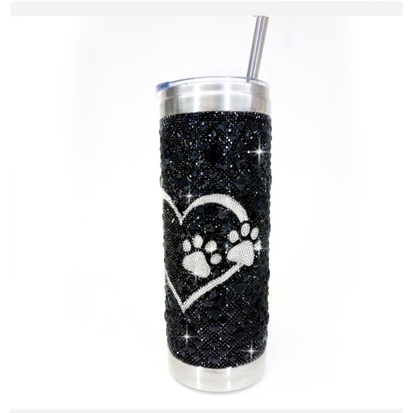 DIAMONDS IN THE RUFF
TUMBLER BLACK WITH SILVER
PAW - Picture 1 of 3